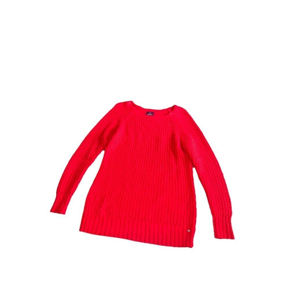 American Eagle Red Knit Jegging Sweater - Size Medium